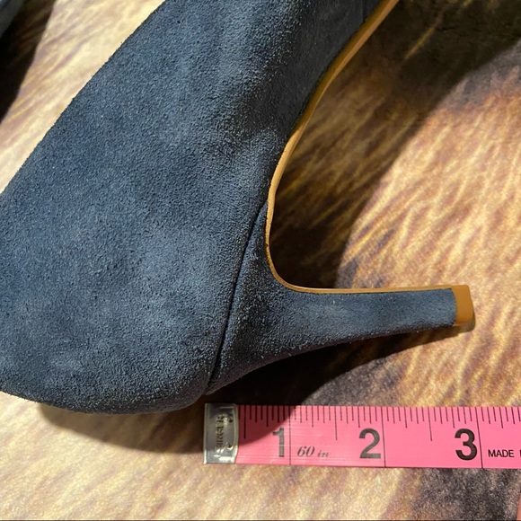 Shoes of Prey Hell on Heels Blue Suede Pumps - Picture 12 of 12